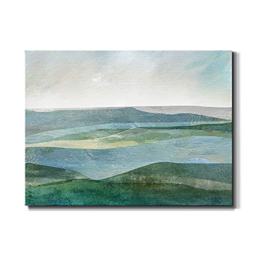 Renditions Gallery River Valley Wall Art, Premium Gallery Wrapped Canvas, Ready to Hang, 24 in H x 36 in W, Made in America Print