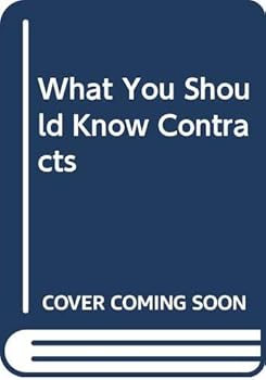 Hardcover What you should know about contracts (Know your law) Book