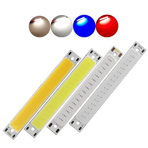 Tira LED COB 10 piezas 3-3.7V 60mm x 8mm Luz Fría miniatura 7