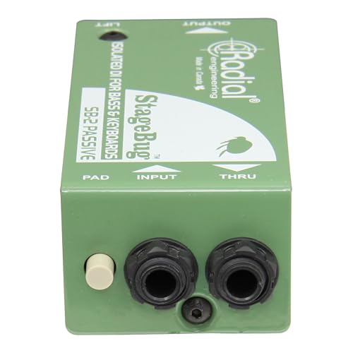 Radial SB-2 Passive boîtier DI robuste en acier avec transformateur Eclipse