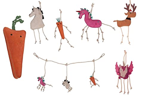 Kerbl KniStar Fuchs Pferdespielzeug - Mit Knisterflasche & Kokosfaser-Füllung