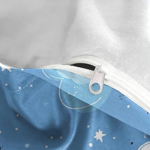 Housse de couette microfbre résistante 3D floral parure de lit hypoallergique pour fille - 8
