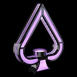 LED Ace of Spades Champagne Bottle Presenter, Remote Control 7-Color Adjustable Glowing Wine Bottle Display & Lighted Liquor Bottle Display Shelf for Commercial, Home, Bar, Party & Nightclub Use