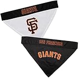 Pets First SFG-3217-S-M MLB San Francisco Giants Reversible Pet Bandana, Small/Medium, MLB Team Color
