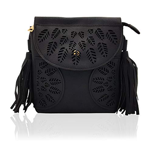 Image of VRITRAZ PU Leather Ladies Leather Shoulder Fitting Backpacks Designer Backpack Shoulder Bag, Handbag For Women, Girls Elegant Backpack Purse