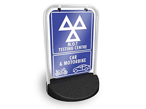 MOT Testing Centre Eco Swinger Pavement Sign MEGA Listing Outdoor Street Advertising Display… — image 1