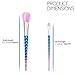 Qivange Unicorn Makeup Brushes Halloween Makeup Decoration for Women Girls, Makeup Brush Kit for for Kids Gift, Foundation Eyeshadow Brushes Powder Fan Brush Rainbow Makeup Brush Set