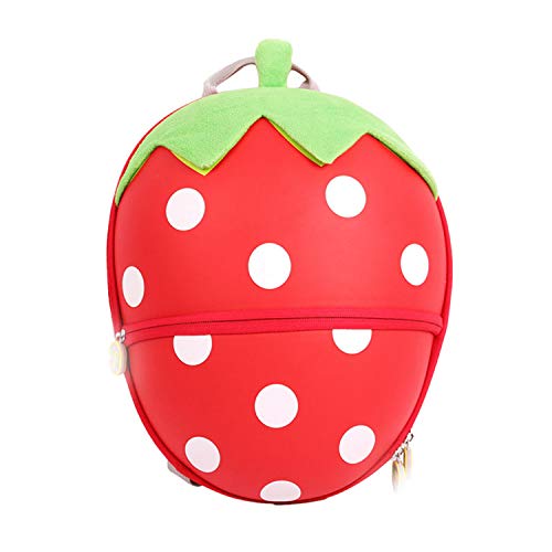 Shemtag Strawberry Backpack Little Backpack Kid 12'', Animals Backpacks, Adjustable Shoulder Straps Backpack