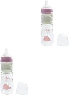 ibasenice 2 Peças Garrafa De Alimentação Garrafa De Vidro Garrafas De Leite Garrafas De Leite Para Crianças Garrafas Infantis Garrafa De Leite Infantil Garrafa De Leite Em Pó Garrafa De