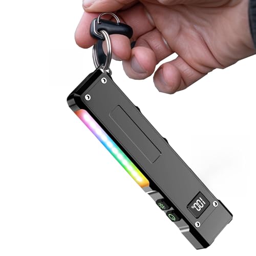 Relybo Taschenlampe LED Aufladbar 1000000 Lumen, LED Taschenlampe Klein 2 Schalter & 9 Modi(mit 395 nm UV) COB Seitenlicht, Clip, Starke Taktische Taschenlampe Extrem Hell für Camping Outdoor Notfälle Relybo Taschenlampe LED Aufladbar 1000000 Lumen, LED Taschenlampe Klein 2 Schalter & 9 Modi(mit 395 nm UV) COB Seitenlicht, Clip, Starke Taktische Taschenlampe Extrem Hell für Camping Outdoor Notfälle