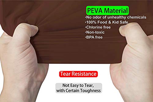 Brown Plastic Tablecloths 2 Pack Disposable Table Covers 54 X 108 Inch Bridal Shower Party Tablecovers Peva Coffee Brown Table Cloths For Bbq Picnic Birthday Wedding Parties 8 Ft Rectangle Table Use #TOP1