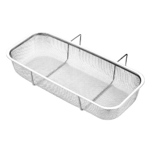 Premium Stainless Steel Sink Strainers & Drains, Multifunctional Hanging Corner Colander for Food Waste, Vegetables & Fruits - Quick Draining Kitchen Solution