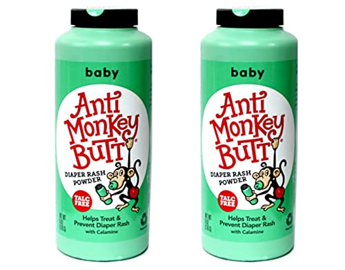 Baby Anti-Monkey Butt Diaper Rash Powder, 6oz. Bottle - by Anti Monkey Butt