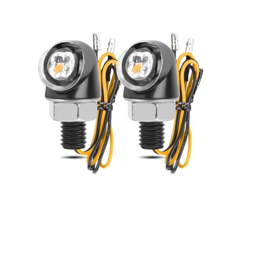 Clignotants LED moto 8mm clignotants et feux stop intégrés pour éclairage arrière universel