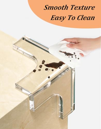 Image of 8 /12 /24 Pack Transparent PVC Table Corner Protectors Guards, Universal Furniture Corner Protectors, Edge Safety Cover Sharp Bumper Sticker Guards for Table Furniture (Airbag Type, 8Pack)