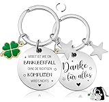 Abschiedsgeschenk Kollegen, Schlüsselanhänger Kleine Dankeschön Geschenke für Arbeitskollege, Abschied Beste Kollegin Jobwechsel Ruhestand Neuer Job Weihnachten, Wichtelgeschenke, Weihnachtsgeschenke