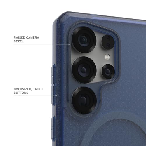 Image of URBAN ARMOR GEAR UAG Designed for Samsung Galaxy S25 Ultra Case 6.9 inch DOT - Compatible with Magnetic Charging Slim Transparent Rugged Military Drop Tested Protective Cover, Cloud Blue