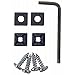 Custom Accessories 93360 Anti-Theft License Plate Stainless Steel Fastener