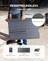 EcoFlow 400 W tragbares Solarpanel, bifaziales Design, 25% Wirkungsgrad – Ansicht 2