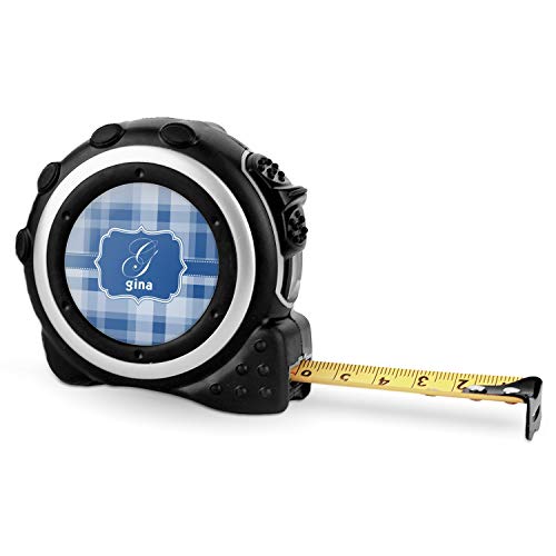 Cinta métrica personalizada plaid 16 pies
