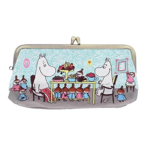 サンスター文具 ムーミン ポーチ がま口刺繍 食卓 S1427571