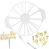 Bitcoraje Kuchenmesser und Tortenmesser Set, Edelstahl, für Backen und Servieren