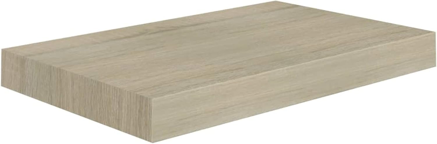 Homgoday Wall Shelves 4 Pieces Oak 40 x 23 x 3.8 cm MDF Wall Shelves Wall Shelves for Living Room, Office, Bedroom, Bathroom Furniture