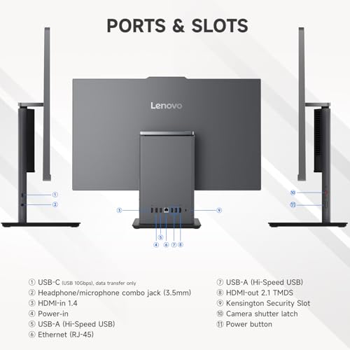 Image of Lenovo ThinkCentre Neo 50a All-in-One Business Desktop, 27 inch FHD 100Hz Touchscreen, Intel Core i7-13620H, 32GB DDR5, 1TB SSD, Webcam, HDMI, Wi-Fi 6, Wired KB & M, Win 11 Pro, Adata Flash Drive Bundle