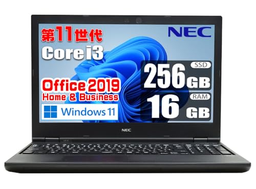 �y�����ςݕi�z ��11���� Core i3 1115G4 �ő� 4.10GHz / ������ 16GB / SSD 256GB / MS Office 2019 / Windows 11 / �e���L�[ Wi-Fi 15.6�C���` HD�t�� DVDROM �I�t