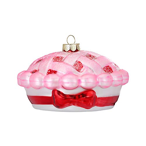 MAGIC Christbaumschmuck Weihnachtskugeln Figuren Glas mundgeblasen Weihnachtskugeln Weihnachtsschmuck Baumkugeln Baumschmuck, Tarte, Glas, 7 cm, Figürlicher Glasschmuck