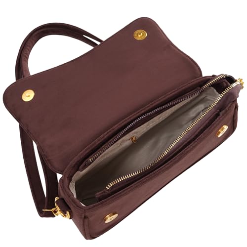 Image of Amszke Shoulder Bag for Women Y2K Crossbody Purse PU Leather Underarm Handbag 2 Adjustable Strap for Daily Commute Travel