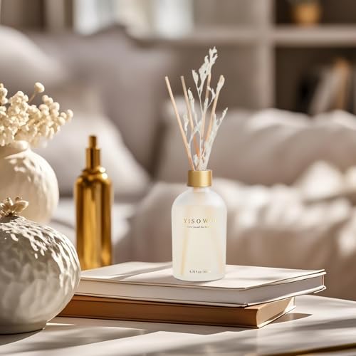 Diffuseur de parfum orange 200 ml avec 8 bâtonnets pour maison - 6