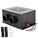 Fayelume 2 Hole Car Heater, Derv Heater 12V 600W, Noiseless Portable Heaters for Car Vehicle Heating, Windshield Defrosting
