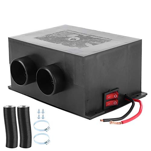 12V 600W Autoheizung Auto Heizluefter, Winterschnelle Heizung Wärmer, Universal Autoheizung 2-Loch tragbar Winter schnell Heizung wärmer Frost geräuschlos entfernen, 12v Car Heater