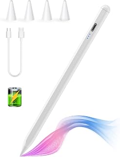 Stylus Pens for iPad, Stylus Pencil for (2018-2022) Apple iPad Pro 2021 11/12.9 Inch, iPad 6/7/8th Generation, iPad Air 5th/4th/3rd, iPad Mini 5th Gen, for iPad Accessories Magnetic Stylus Pen