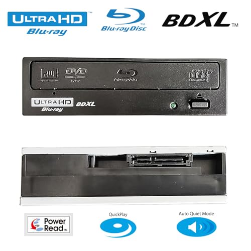 Original Pioneer BDXL 4K Ultra HD Blu-ray Player 128GB Disc Burner for BDR-211UBK/BDR-211EBK, 16X BD-RE/DL/XL/TL QL, 16X DVD+-R/RW, CD-RW Optical Drive - Image 3