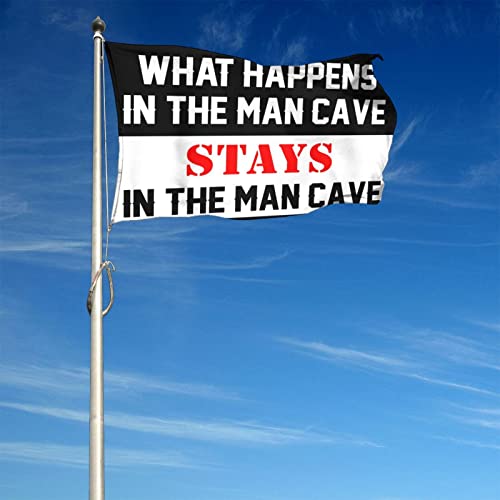 Drapeau déco extérieure Man Cave, idée cadeau pour chambre d'étudiant