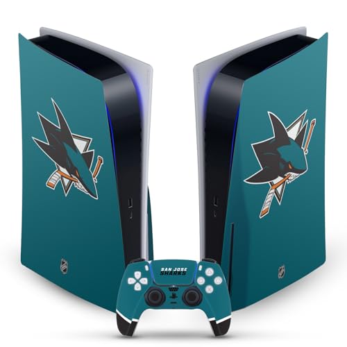 Vinyle PlayStation 5 San Jose Sharks Skin PS5 Édition Disque NHL et DualSense