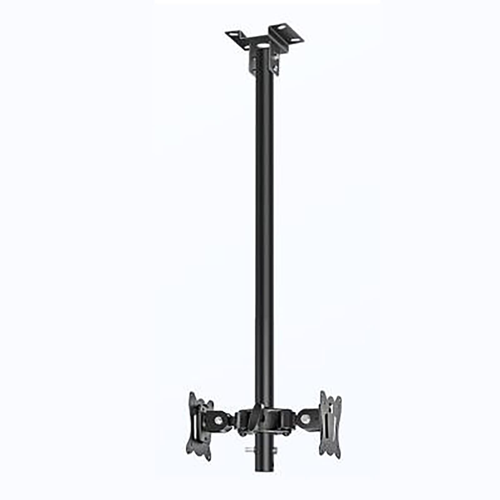 Support TV double écran inclinable pour soulager les douleurs de dos