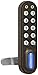 Salsbury Industries 33390BLK Electronic Lock Factory Installed on Designer Wood Locker Door, Black