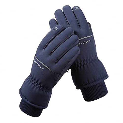 MAOTN Guantes de esquí de Invierno para Hombre,Guantes térmicos Impermeables Ajustables para Ciclismo al Aire Libre,Guantes Antideslizantes a Prueba de Viento con Pantalla táctil,Style11,One Size Cover