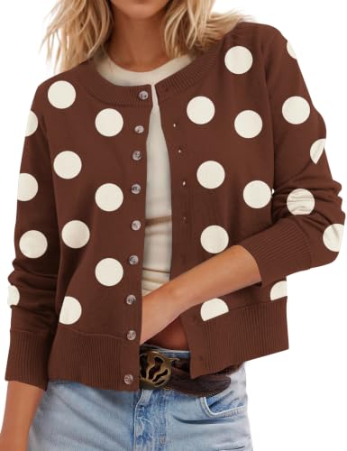 Image of Ziesexy Womens 2026 Leopard Cardigan Cropped Button Up Sweater