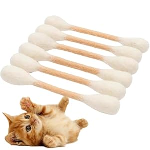 Wattest&auml;bchen, Katzenspielzeug &ndash; Wattest&auml;bchen zum Zahnen von K&auml;tzchen, Katzen-Zahnungsstab, f&uuml;r Training, Indoor-Unterhaltung, Hof, Park, Heim&uuml;bungen