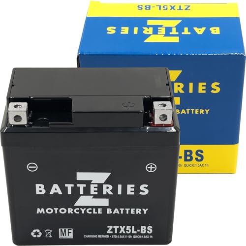 Amazon | Z BATTERIES バイクバッテリー YTX5L-BS ユアサ 互換 ZTX5L