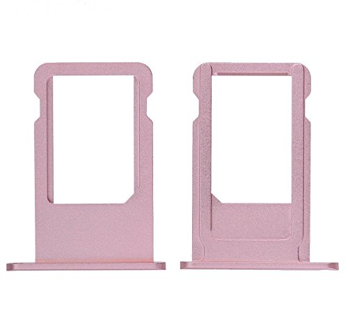 Goliton 1PCS SIM Card Tray Slot Holder Replacement Part (Rose Gold)