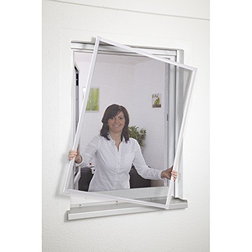Culex 100010302-VH Fensterfliegengitter Basic 120x140cm braun