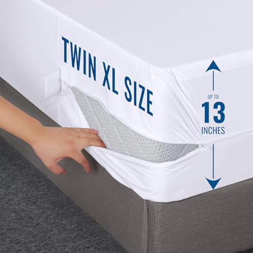 image for Utopia Bedding Waterproof Mattress Protector Twin XL Size (Pack of 4),