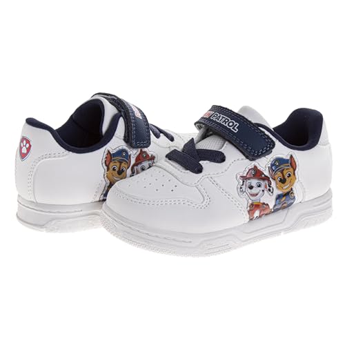 Paw Patrol Shoes Chase and Marshall Sneakers for Boys - Lightweight Casual Fashion Hook and Loop Laceless Shoe (Sizes: 6-10 Toddlers / 11-12 Little Kids)4
