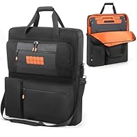 OURHZTB Tragetasche kompatibel mit Jackery SolarSaga 100W 200W 200W Bifacial Portable Solar Panel, Reise-Aufbewahrungstasche für 2 Akku-Panels mit Taschen für Ladekabel und Zubehör