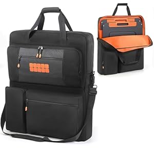 OURHZTB Tragetasche kompatibel mit Jackery SolarSaga 100W 200W 200W Bifacial Portable Solar Panel, Reise-Aufbewahrungstasche für 2 Akku-Panels mit Taschen für Ladekabel und Zubehör